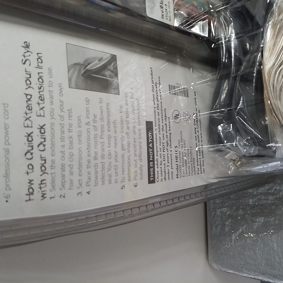 CONAIR NWT QUICK EXTENSIONS Styling KIT and Replacement Pack NEW - Picture 3 of 5